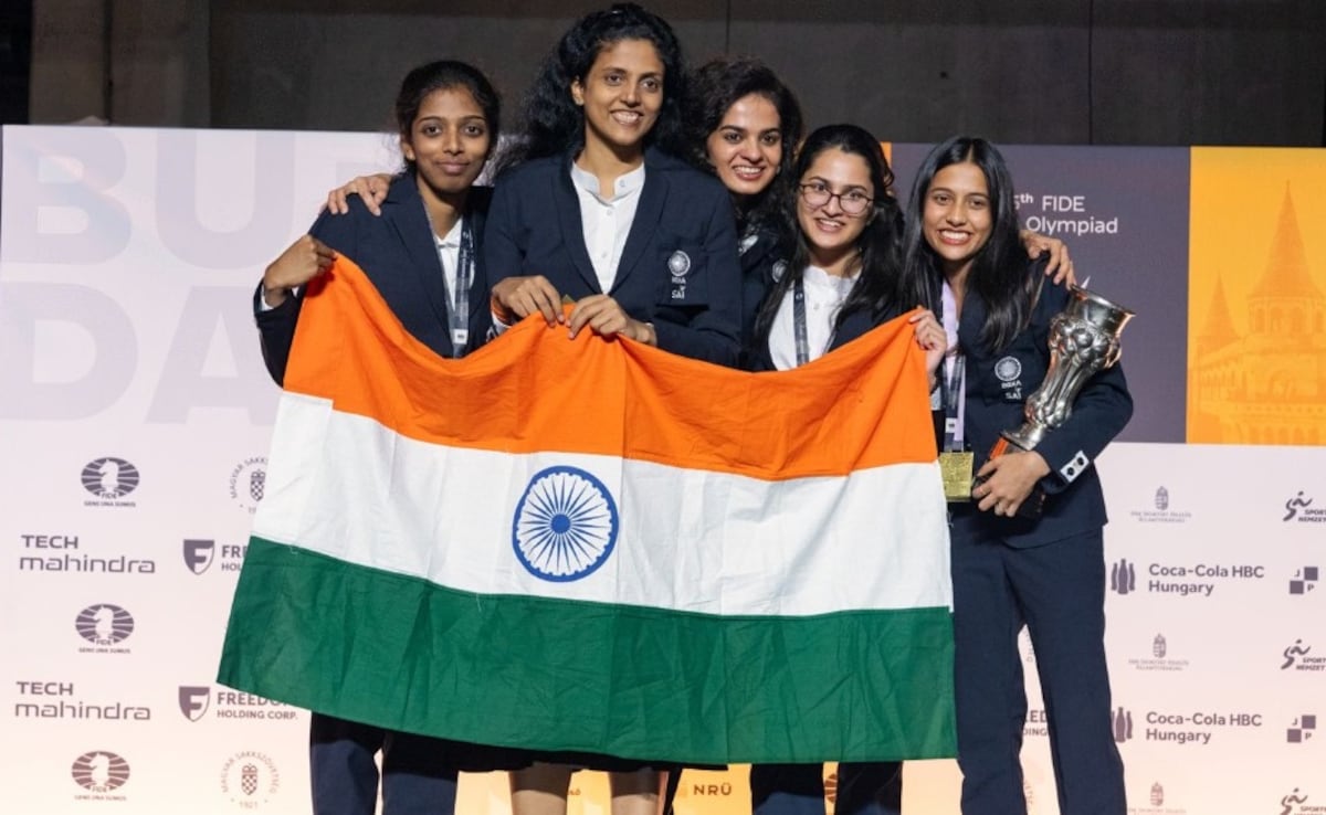 "Durante los últimos 100 años...": la estrella india del ajedrez Vantika Agarwal a NDTV sobre su inusual doble medalla de oro en los Juegos Olímpicos