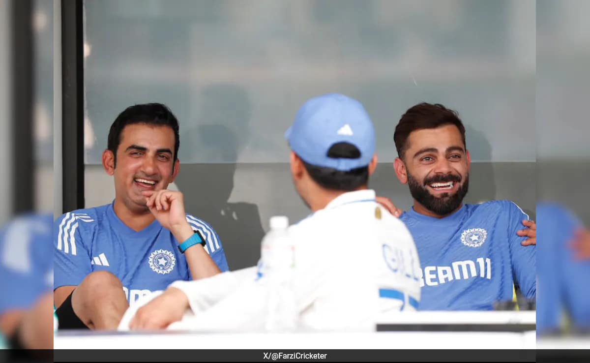 El camerino de Virat Kohli y Shubman Gill con Gautam Gambhir da que hablar a los fans