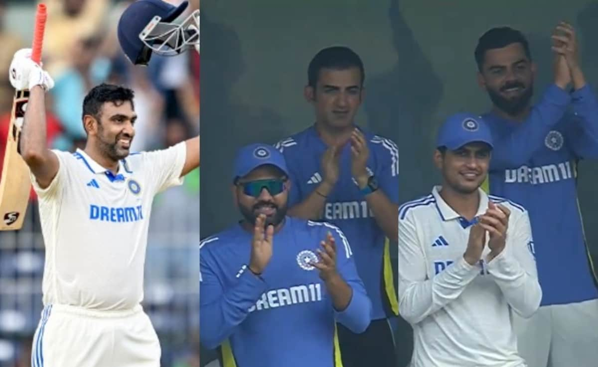 El sentido gesto de Rohit Sharma, Virat Kohli y Gautam Gambhir por el centenar de Ravichandran Ashwin contra Bangladesh. Ver