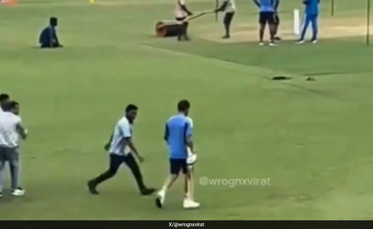 India vs Bangladesh: el gesto del jardinero hacia Virat Kohli antes de la prueba de Kanpur se vuelve viral. Mirar