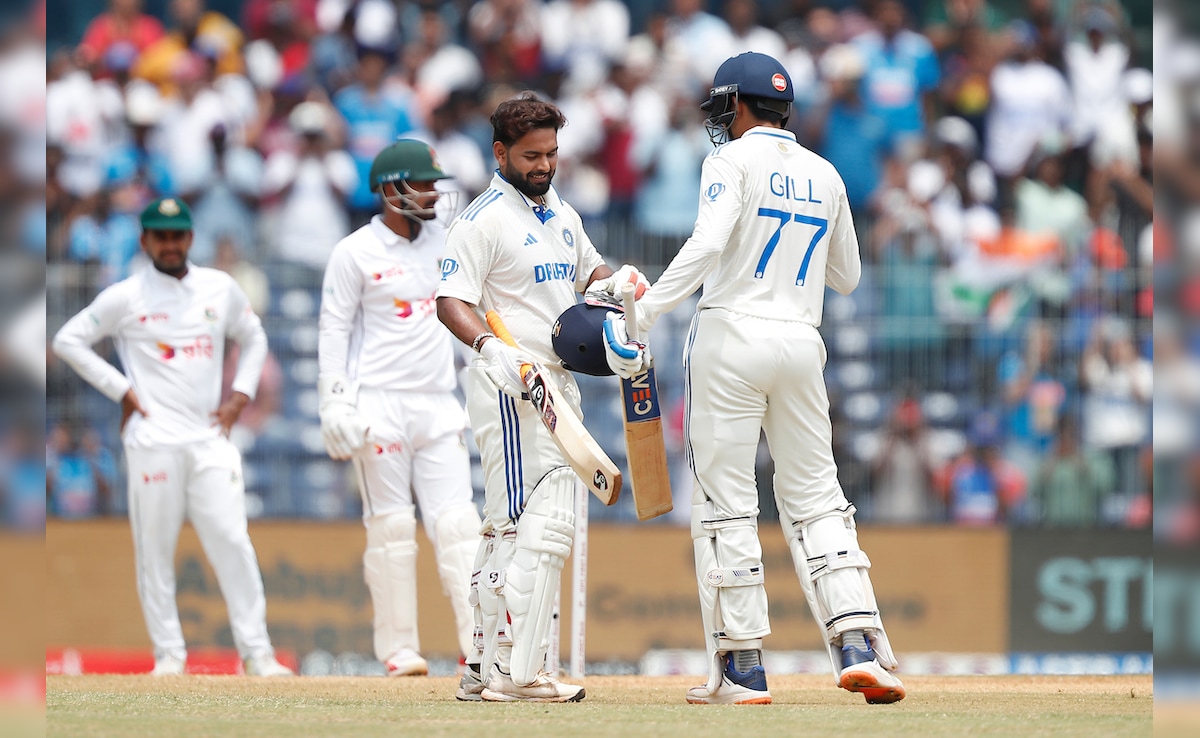 Primera prueba, día 3: Rishabh Pant y Shubman Gill ponen a India al mando con cientos de emotivos