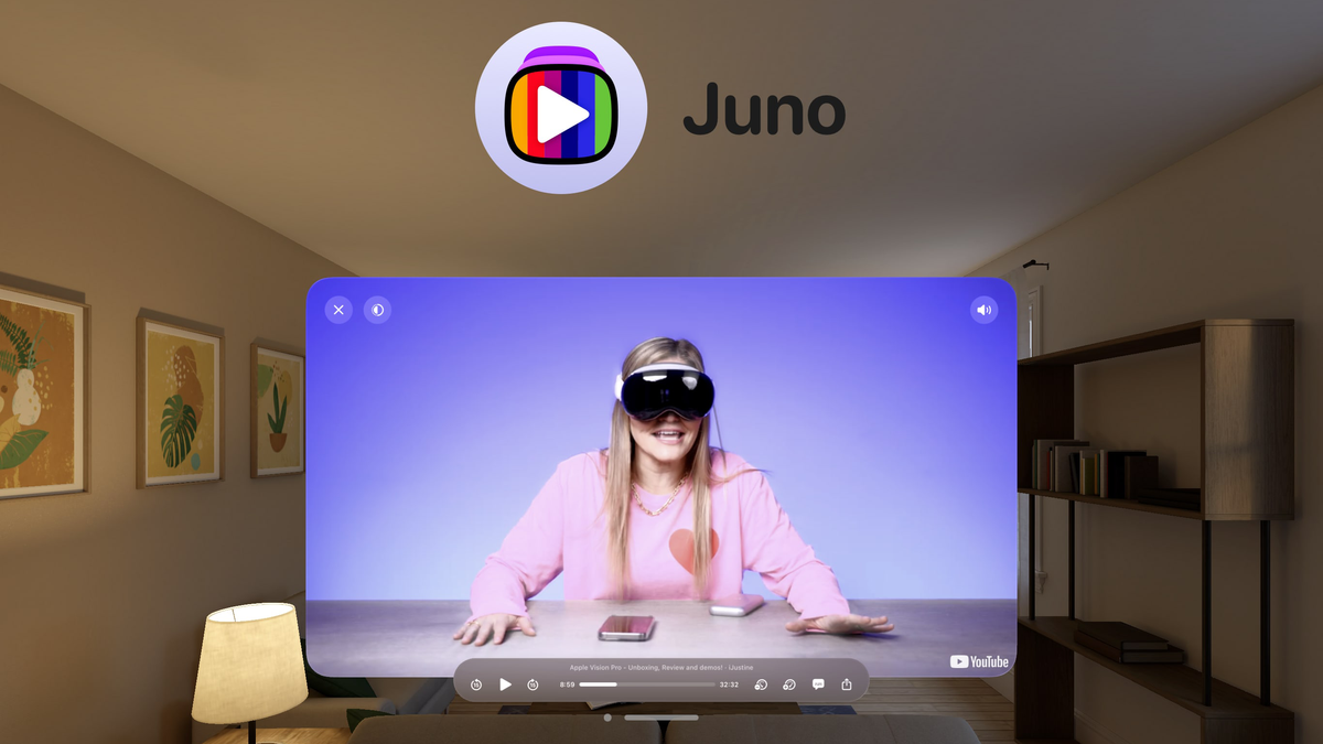 Google obliga a Apple Vision Pro a dejar la aplicación Juno de YouTube en la App Store