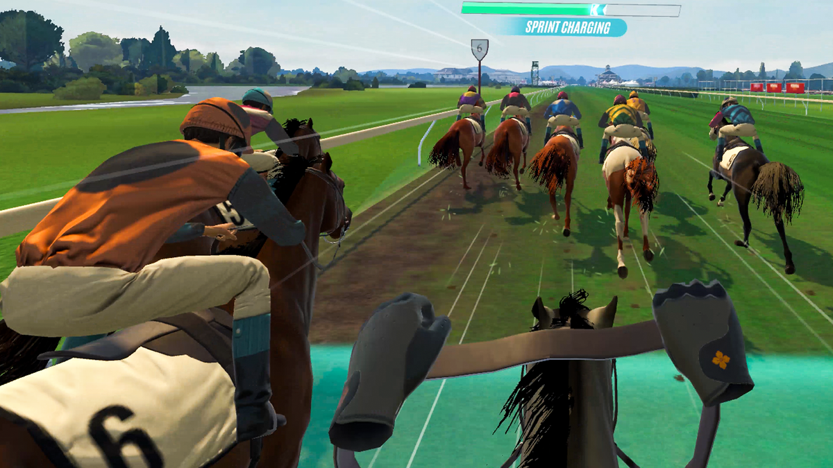 La edición VR es Nintendogs para chicas a caballo