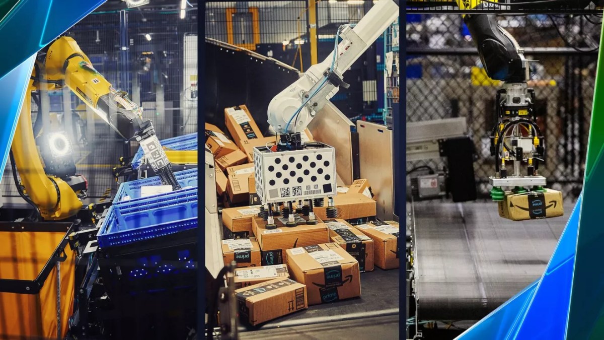 Los nuevos almacenes de Amazon emplearán 10 veces más robots