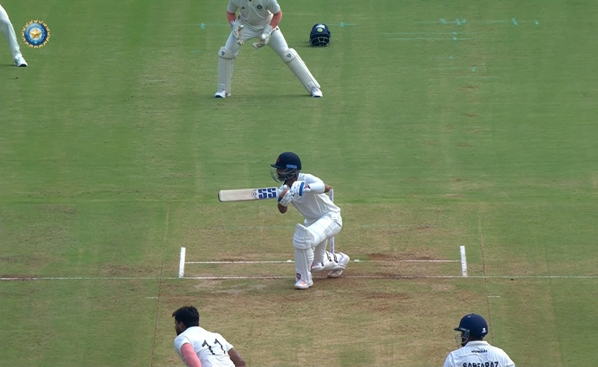 Rechazado Para Las Pruebas De Bangladesh, El Veterano Bateador De La India Golpea 86 En El Día 1 De La Copa Iraní