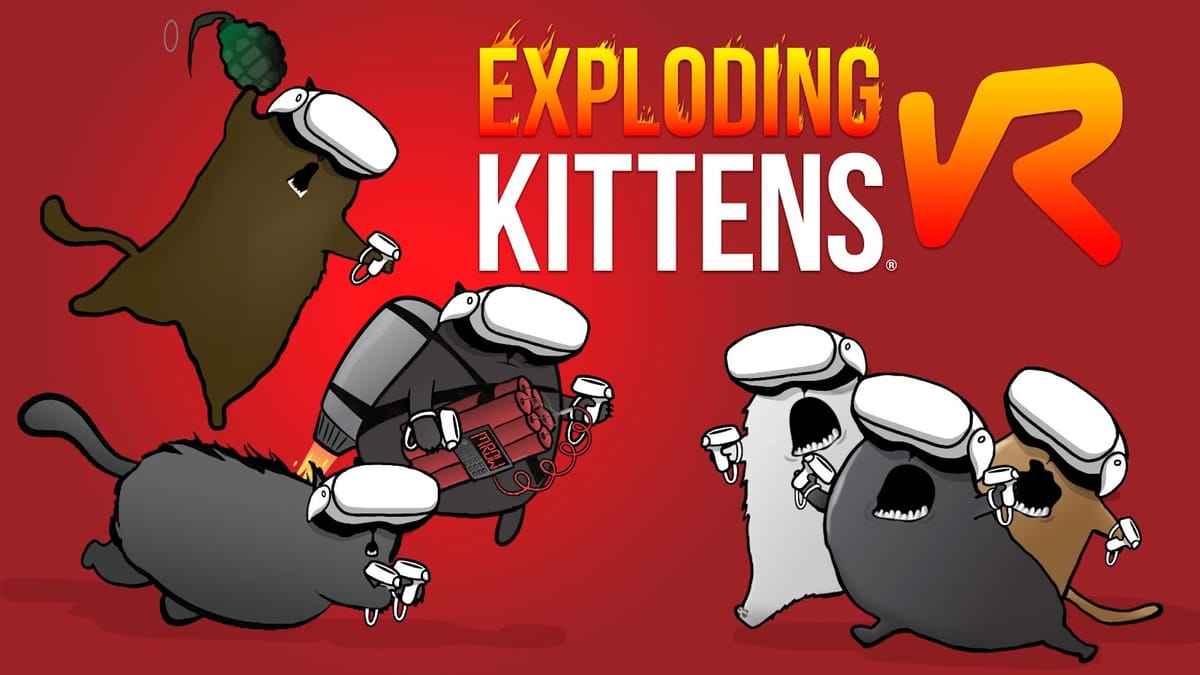 Revisión de Exploding Kittens VR: alcaparras de cartas clásicas que explotan en Quest