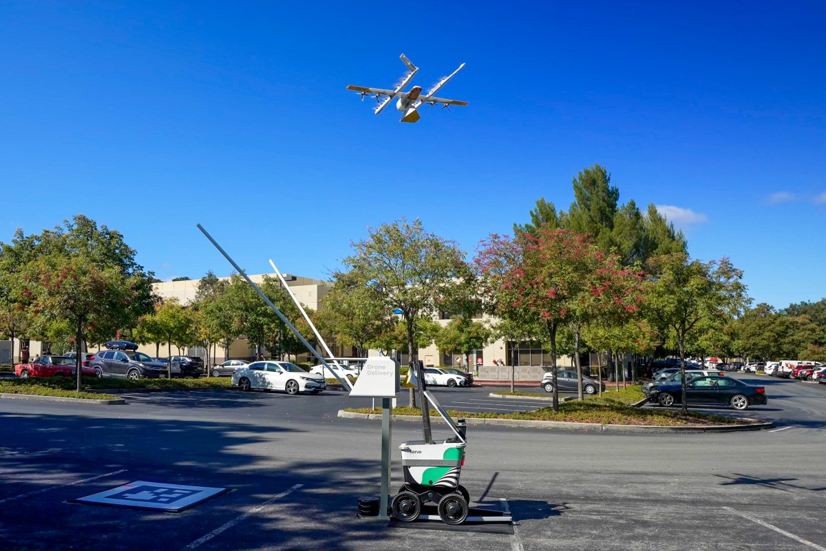 Serve Robotics and Wing to trial robot-to-drone delivery in Dallas