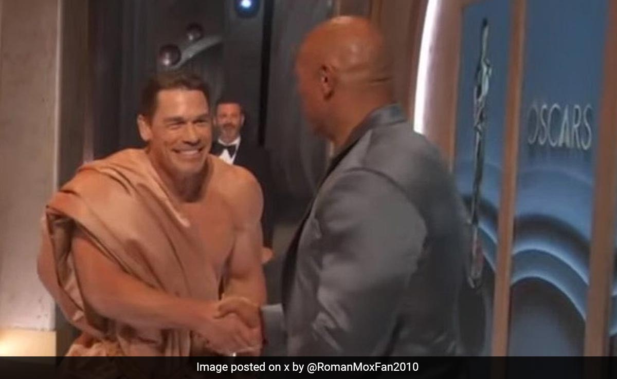 WWE: The Rock Reveals Bizarre Naked Condition For Wrestling John Cena After Oscars Act