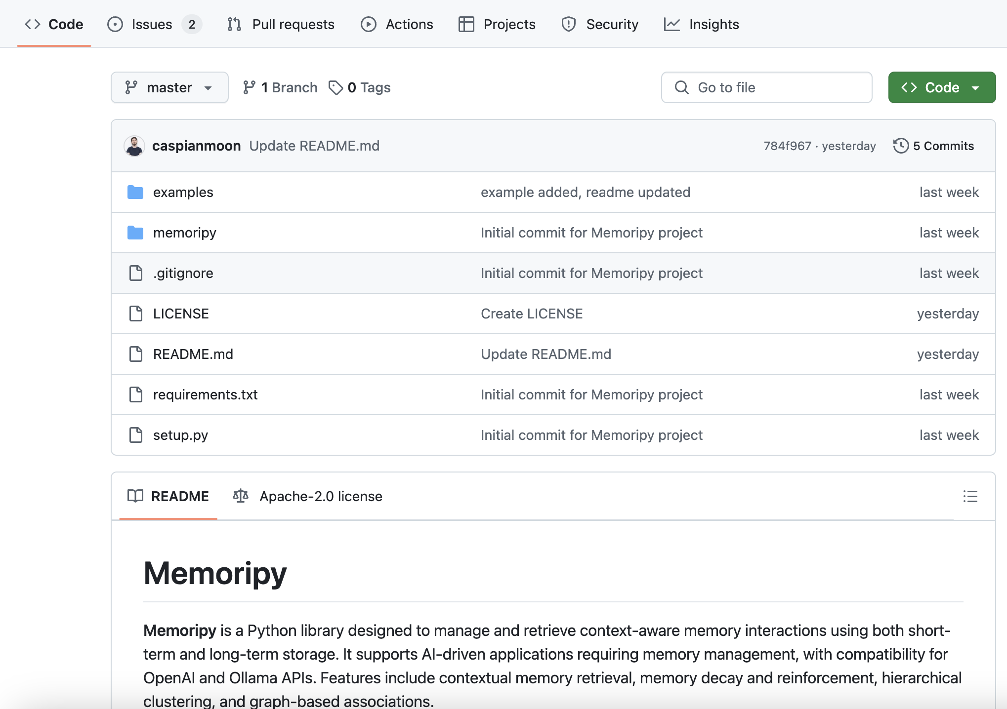 Conozca Memoripy: una biblioteca de Python que brinda capacidades de memoria reales a aplicaciones de inteligencia artificial