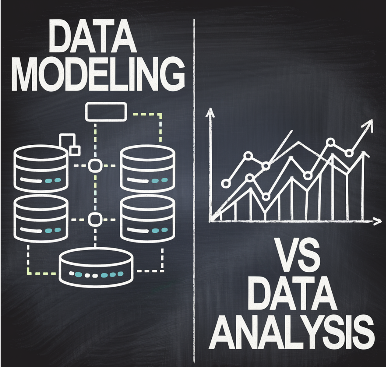 Modelado de datos versus análisis de datos: una comparación en profundidad